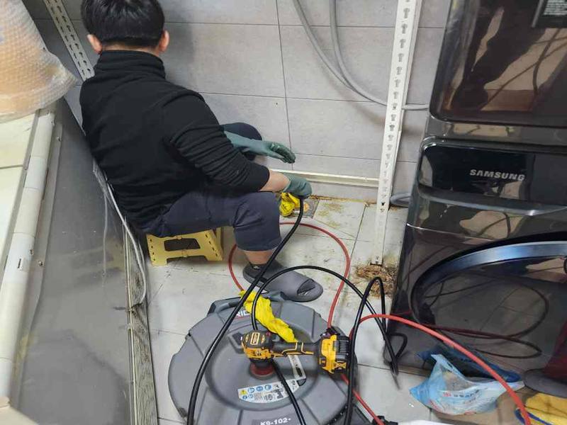남양주 싱크대막힘 작업사례 9